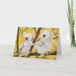 Blankett för Koala Bears Kort