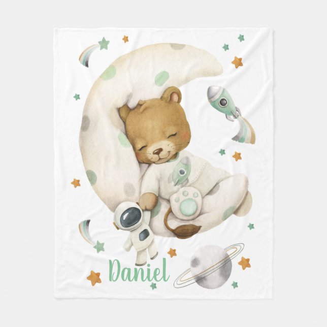 Blankett för Lejon Space-flexibilitet Fleecefilt (Framsidan)