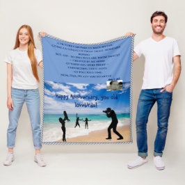 Blankett för medelhög projektionsavstånd för Anpas Fleecefilt