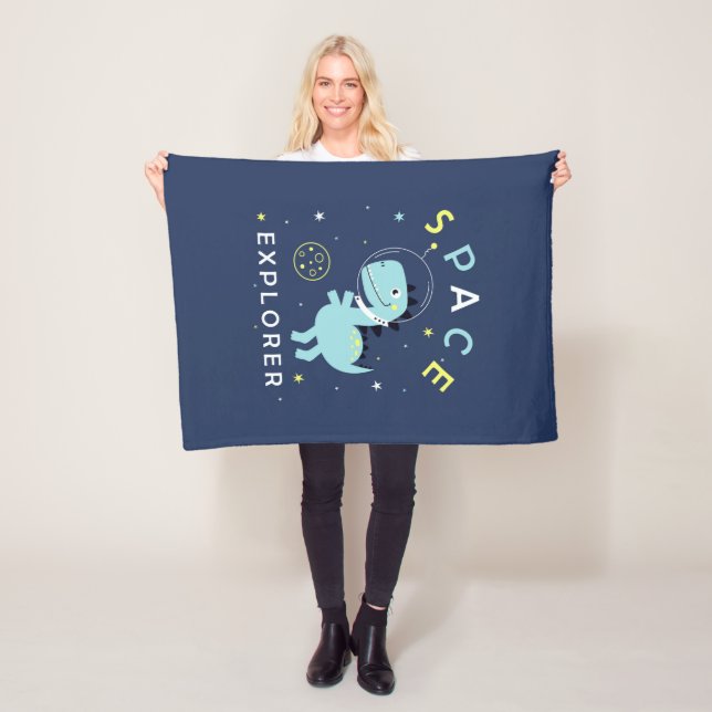 Blankett för Space Explorer-Barnen Fleecefilt (På plats)