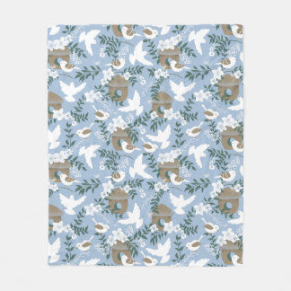 Blankett för spädbarn född på vintern fleecefilt