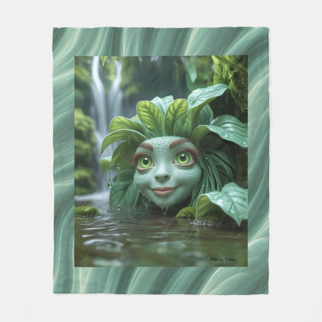 Blankett för tropisk konstruktion fleecefilt (Framsidan)