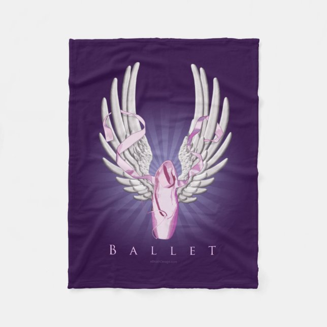 Blankett för vingad lastpall (Dance) Fleecefilt (Framsidan)