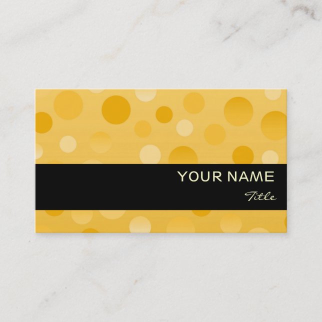 Blankett för visitkort för ananas Fizz, svart rand (Framsida)