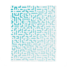 Blankett med blå övertoning