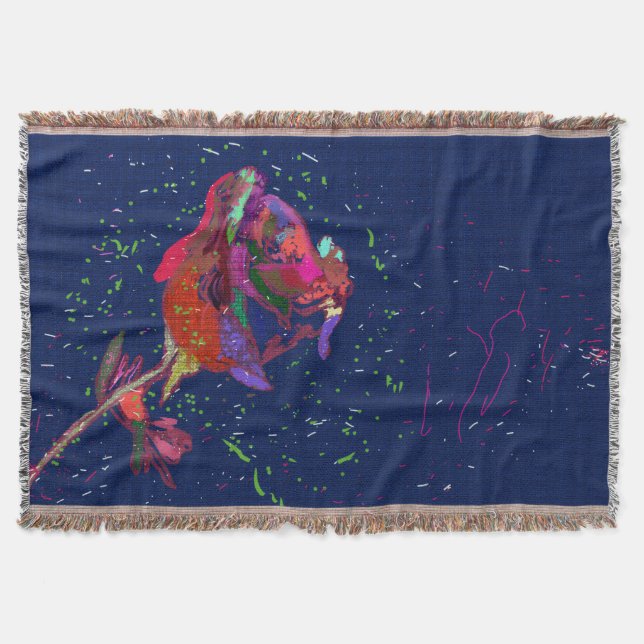 Blankett med nedre Färgad Filt (Framsidan)