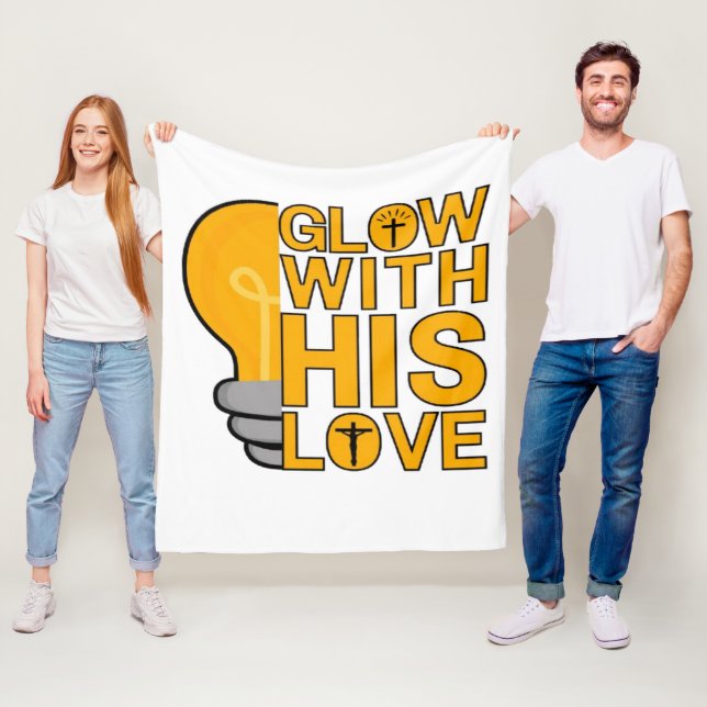 Blankett med sin Kärlek Fleece Blanket (På plats)