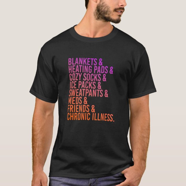 Blanketter och Dynor för uppvärmning och isförpack T Shirt (Framsida)
