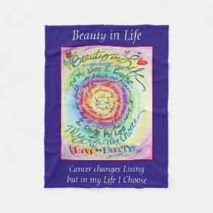 Blanketterna i Life Cancer Dikt Soft Fleece Blanke