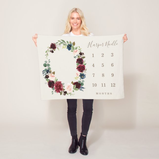 Blankettstensblanketten för fallenhet Baby Fleecefilt (På plats)