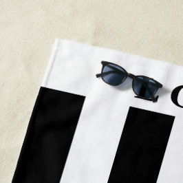 Blankhandduk - Svartvitt