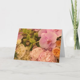Blankkort för Orchid och Peony Kort