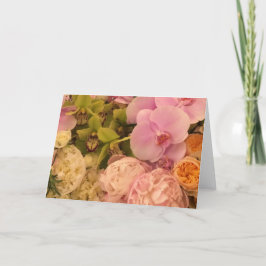 Blankkort för Orchid och Peony Kort