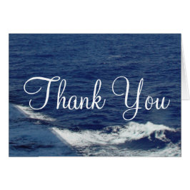 Blankkort för Vinkara Bröllop Tack vid havet Hälsningskort