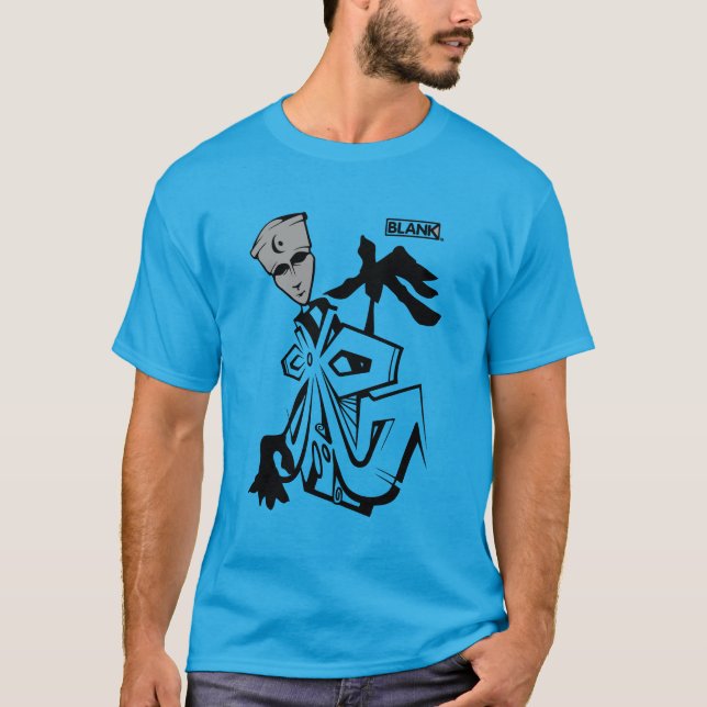 BLANKM GEAR - BLUE MAN T SHIRT (Framsida)