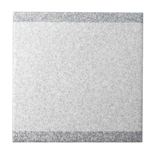 Blankmall silver glitter kakelplatta