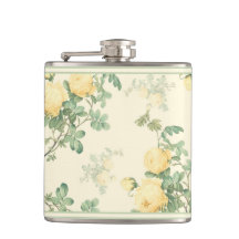 Blankor av shabby chic-blommigt gul ros