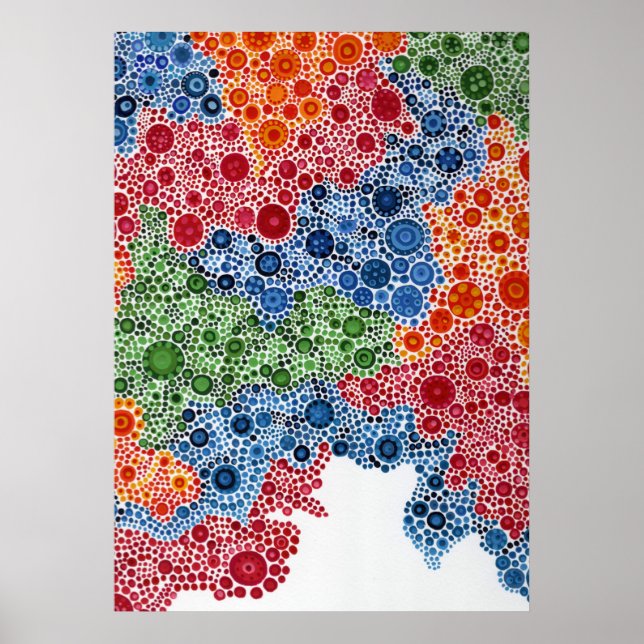 Blanksteg Måla Skriv ut Poster bild (Framsidan)