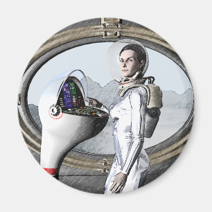 Blanksteg, vintage magnet