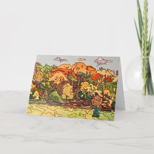 Blankt, 5-tums x 7-tums Viktat gratulationskort av Kort (Framsida)