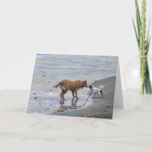 Blankt anteckningskort för "Doggy Kisses"