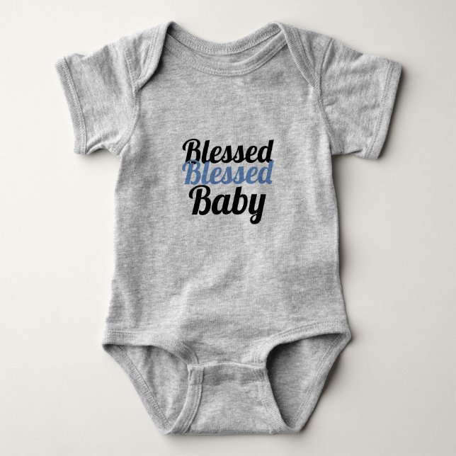 Blankt Baby Tee Shirt (Framsida)
