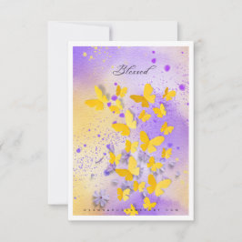 Blankt bildkort tack kort