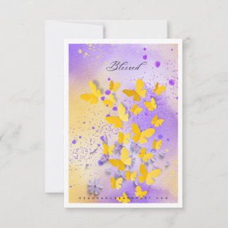 Blankt bildkort tack kort