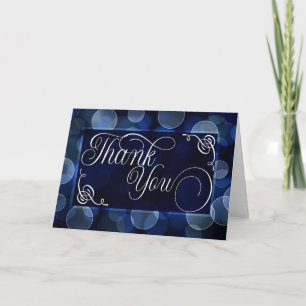 Blankt bokeh, Business Blue Tack Kort