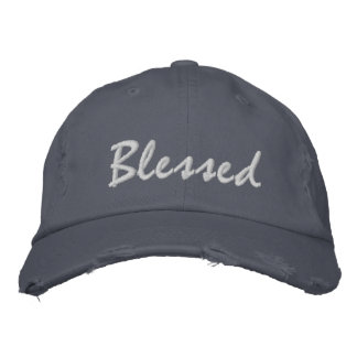 Blankt Broderad Keps