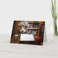 Blankt Corgi-kort