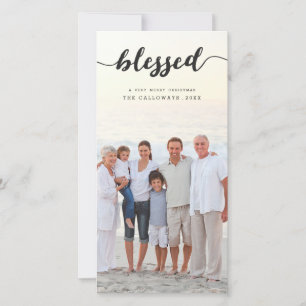 Blankt   Fullt Photo Helgdag Photo Card Julkort