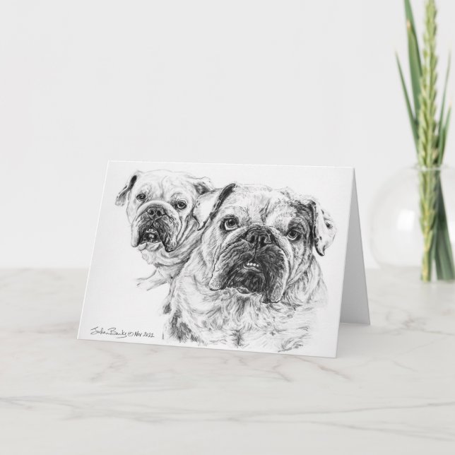 Blankt gratulationskort för Bald Divas Tack Kort (Framsida)