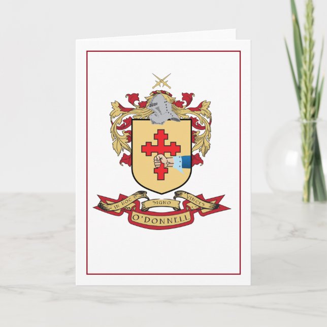 Blankt gratulationskort för familjen Crest Blank-g Kort (Framsida)