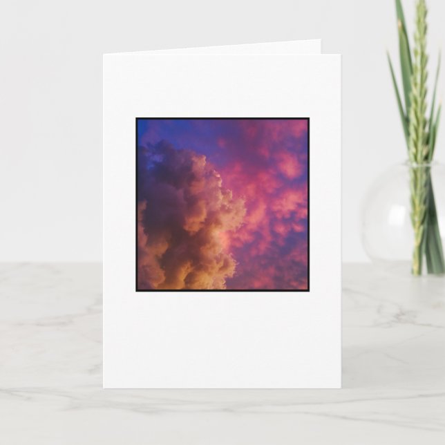 Blankt hälsningskort, foto på framsidan. kort (Framsida)