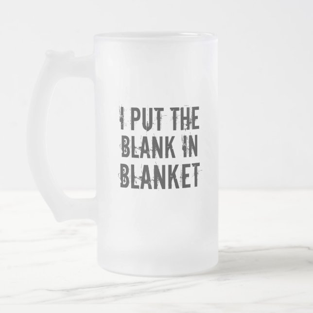 blankt i filt frostat ölglas (Vänster)