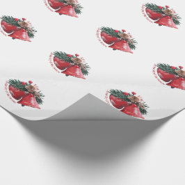 Blankt julafton Papper - Ring i glädjen Presentpapper