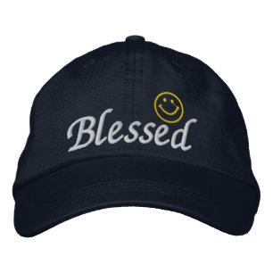 Blankt kap broderad keps