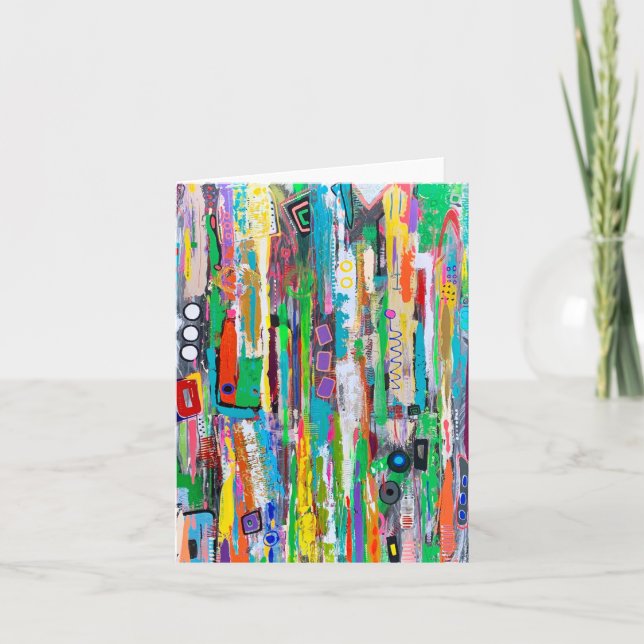 Blankt kartong för Rocket Man Tack Kort (Framsida)