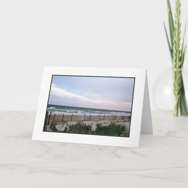 Blankt kort för brytning med brunt stängsel (Framsida)