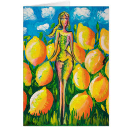 Blankt kort för kvinnlig och kvinnlig insida