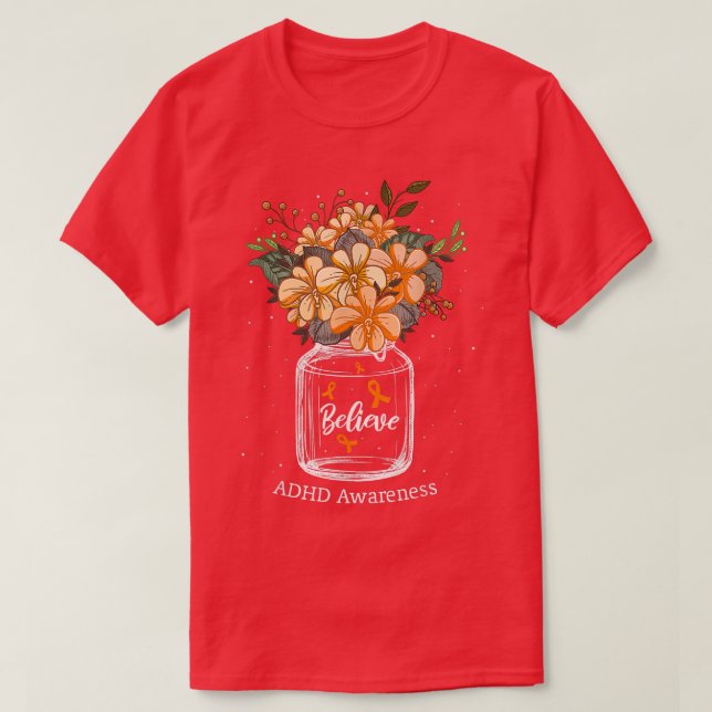 Blankt medvetenhet ADHD Tro T Shirt (Design framsida)