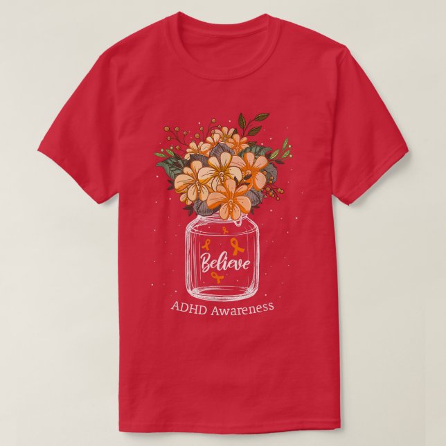 Blankt medvetenhet ADHD Tro T Shirt (Design framsida)