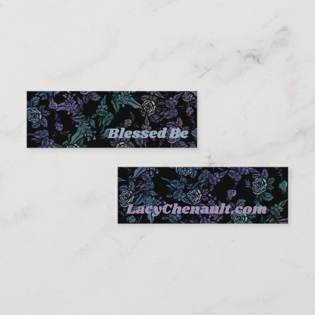 Blankt Mini Visitkort (Fram/baksida)