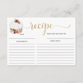 Blankt möhippa för burgundvit blommigt tilläggskort