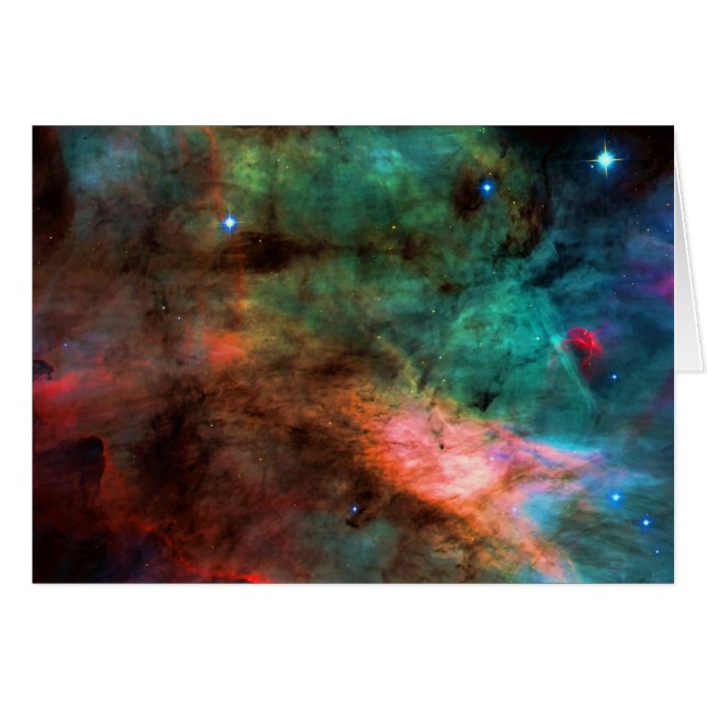 Blankt notelet - Svan Nebula Center OBS Kort (Framsidan Horizontal)