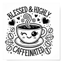 Blankt och mycket, koffeinfri digital nedladdning