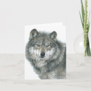 Blankt Ögon, "Haunted" Originalkonst Kort