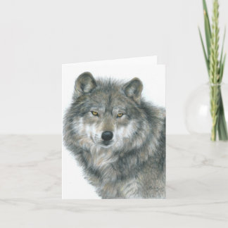 Blankt Ögon, "Haunted" Originalkonst Kort