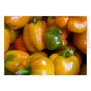 Blankt paprika hälsningskort